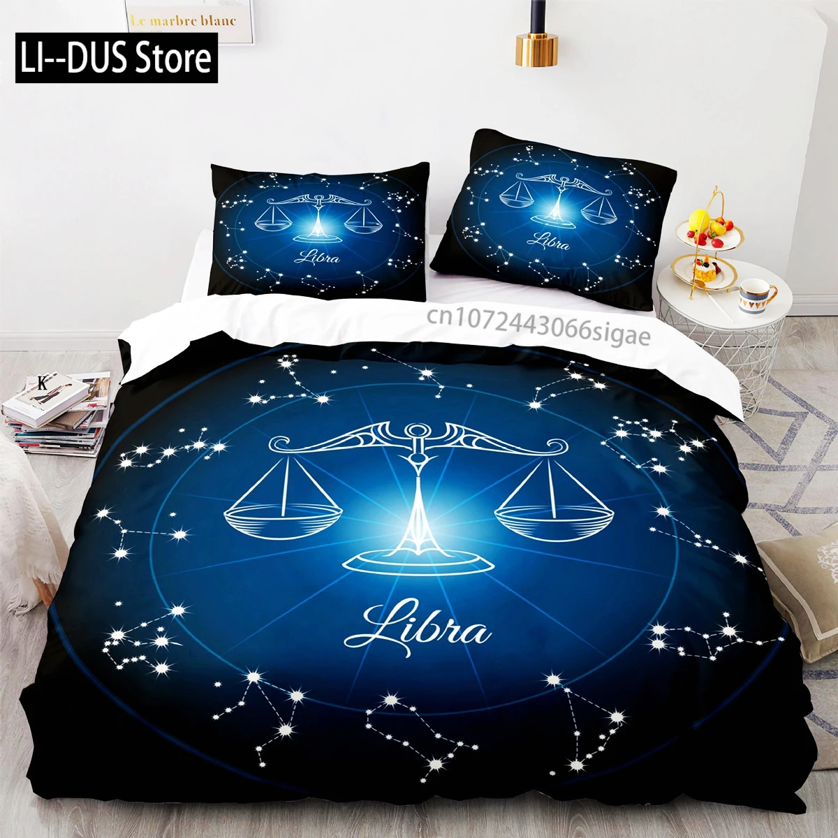 Constellation Duvet Cover Set Aries Galaxy Theme 2/3pcs Twin Bedding Set King Size Polyester Quilt Cover For Constellation Lover
Constellation Duvet Cover Set Aries Galaxy Theme 2/3pcs Twin Bedding Set King Size Polyester Quilt Cover For Constellation Lover