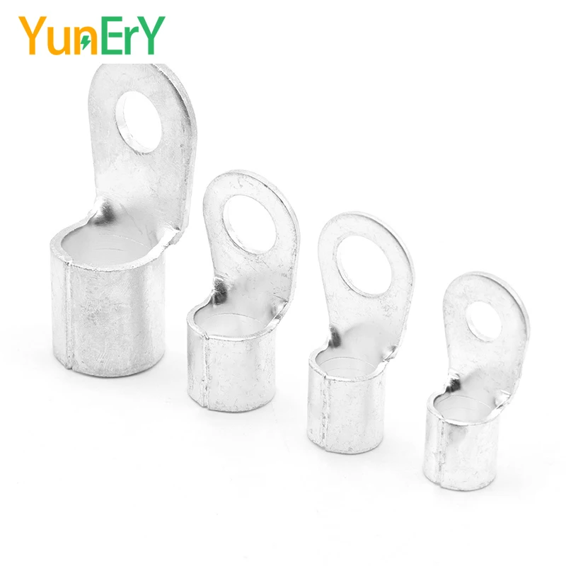 10PCS OT10/16/25/35/50-6/8/10/12/14 Electrical Terminal O-Type Terminal Cable Connector Copper Tinned Ring Connector 12-1/0 AWG
10PCS OT10/16/25/35/50-6/8/10/12/14 Electrical Terminal O-Type Terminal Cable Connector Copper Tinned Ring Connector 12-1/0 AWG