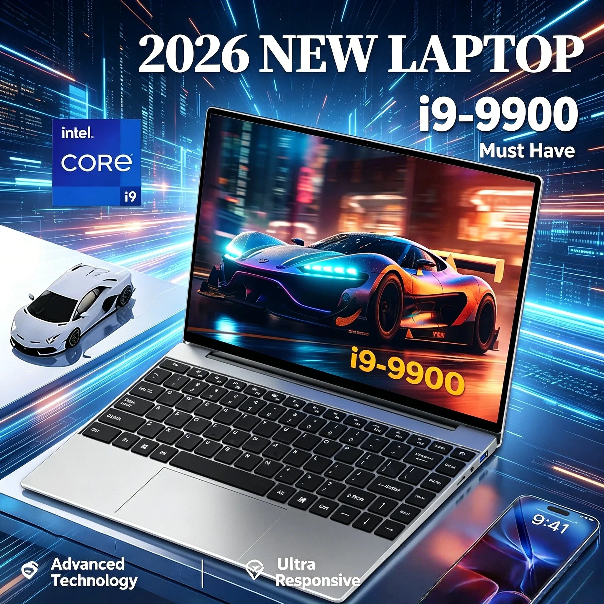 2026 NEW 14.1 Laptop Intel Core i9 9900 32GB 2TB Gaming PC Windows 11 Gamer Office Ultra Slim Notebook 1920x1080 HD
2026 NEW 14.1 Laptop Intel Core i9 9900 32GB 2TB Gaming PC Windows 11 Gamer Office Ultra Slim Notebook 1920x1080 HD