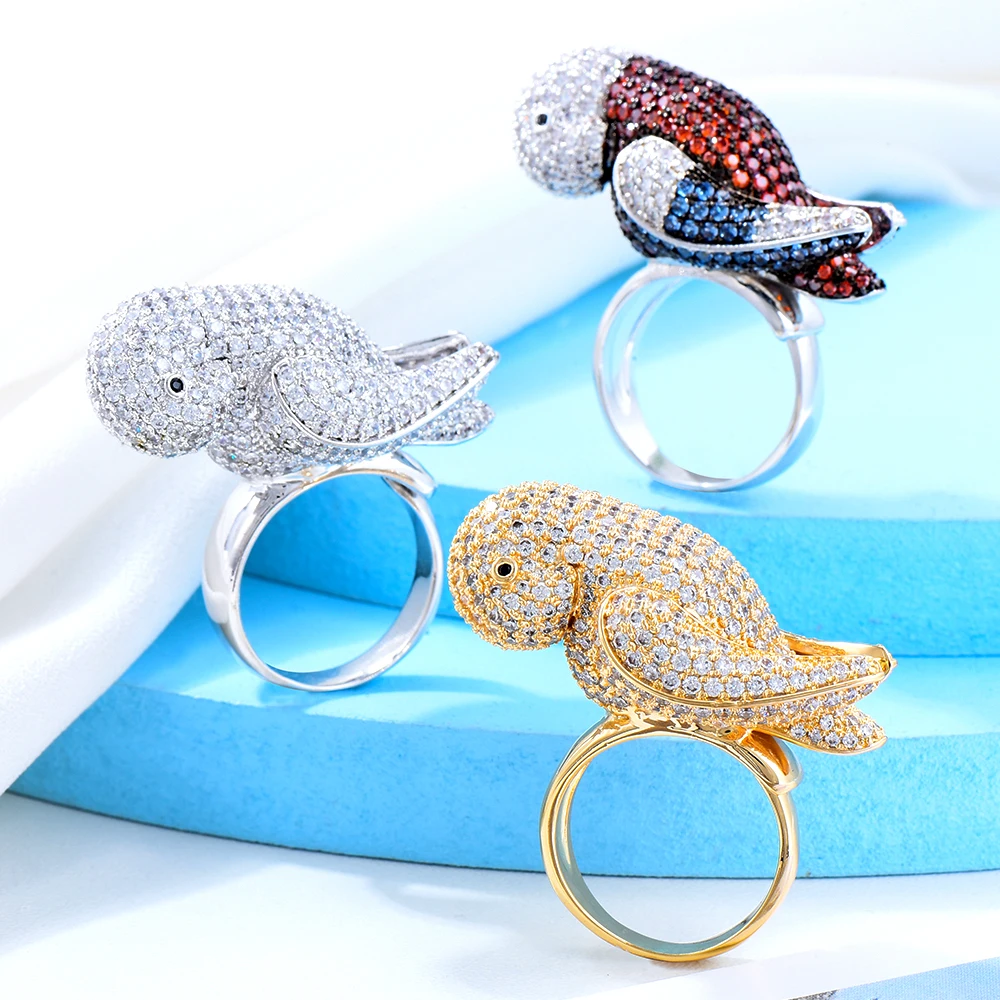 Missvikki Luxury Vintage Big Bird Rings Jewelry For Bridal Wedding High Quality Crystal Dubai Style 2022 New Hot
Missvikki Luxury Vintage Big Bird Rings Jewelry For Bridal Wedding High Quality Crystal Dubai Style 2022 New Hot
