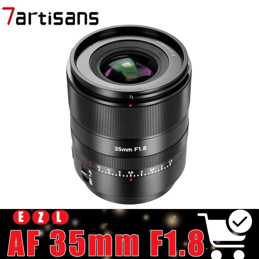 7Artisans Full Frame AF 35mm F1.8 Wide Angle Auto Focus Lens Large Aperture Fixed Focus Lens for Sony E Nikon Z Leica L
7Artisans Full Frame AF 35mm F1.8 Wide Angle Auto Focus Lens Large Aperture Fixed Focus Lens for Sony E Nikon Z Leica L