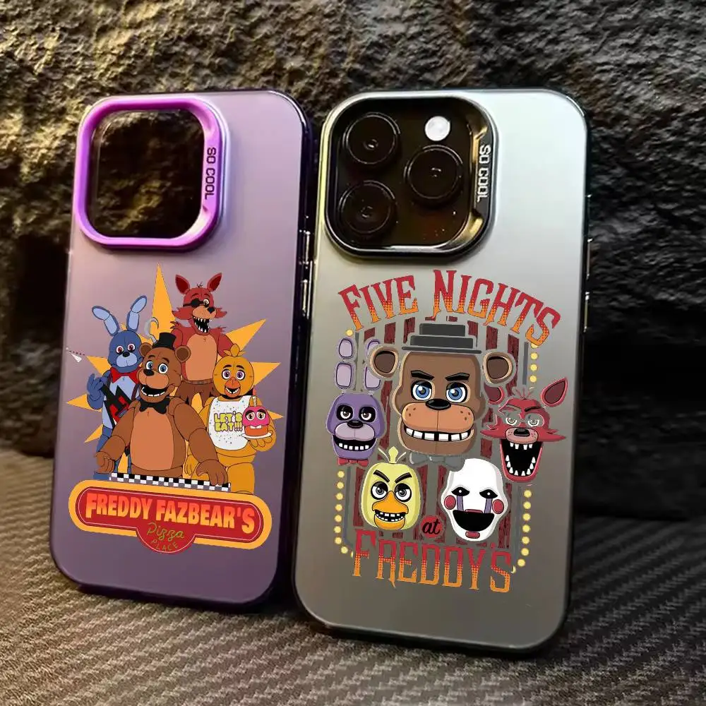 F-Five Nights at Freddy's Phone Case For iPhone 17 16 15 14 13 12 11 Pro Max Plus Silver candy Matte Cover
F-Five Nights at Freddy's Phone Case For iPhone 17 16 15 14 13 12 11 Pro Max Plus Silver candy Matte Cover