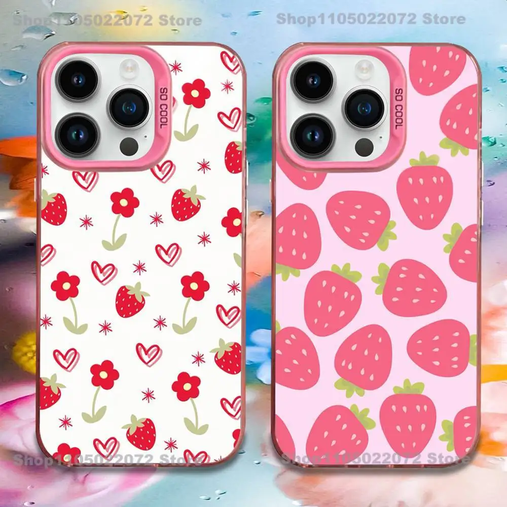 INS Korean Style Red Strawberry Cartoon Phone Case For iPhone 17,16,15,14,13,12,11,Mini,Pro,E,MAX Candy Matte Shockproof Cover
INS Korean Style Red Strawberry Cartoon Phone Case For iPhone 17,16,15,14,13,12,11,Mini,Pro,E,MAX Candy Matte Shockproof Cover