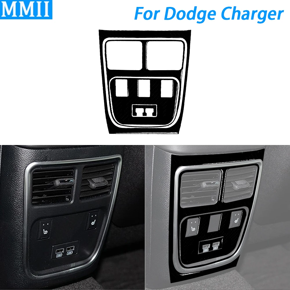 For Dodge Charger 2015-2022 Piano Black Rear Air Outlet USB Panel Decorative Cover Car Interior Decoration Accessories Sticker
For Dodge Charger 2015-2022 Piano Black Rear Air Outlet USB Panel Decorative Cover Car Interior Decoration Accessories Sticker