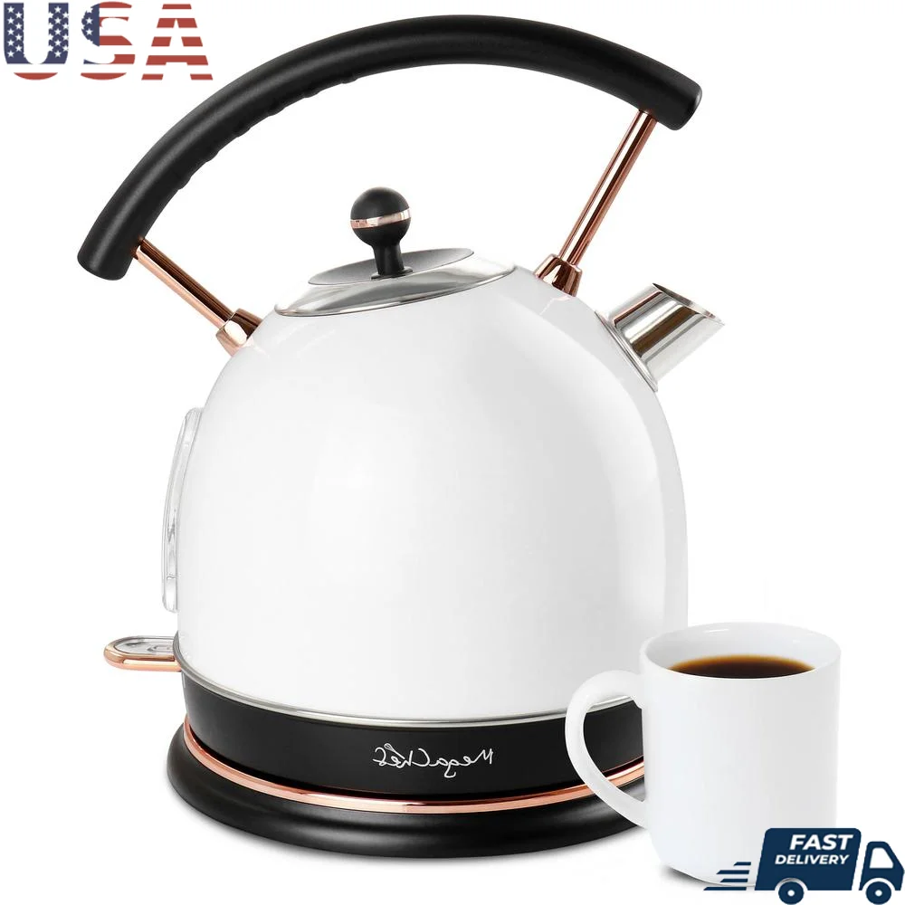 1.8L Electric Tea Kettle Stainless Steel Removable Filter Boil Dry Protection Blue LED Light Cordless Drip Free Spout Kitchen
1.8L Electric Tea Kettle Stainless Steel Removable Filter Boil Dry Protection Blue LED Light Cordless Drip Free Spout Kitchen