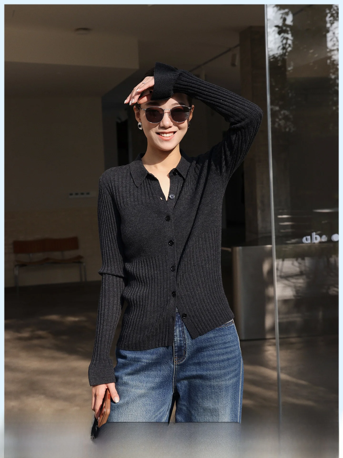 Slim Fit Long Sve Knitted Cardigan Collar Bell Sve Spring New Sle Women's Casual Wear Breathable Soft Polyester
Slim Fit Long Sve Knitted Cardigan Collar Bell Sve Spring New Sle Women's Casual Wear Breathable Soft Polyester