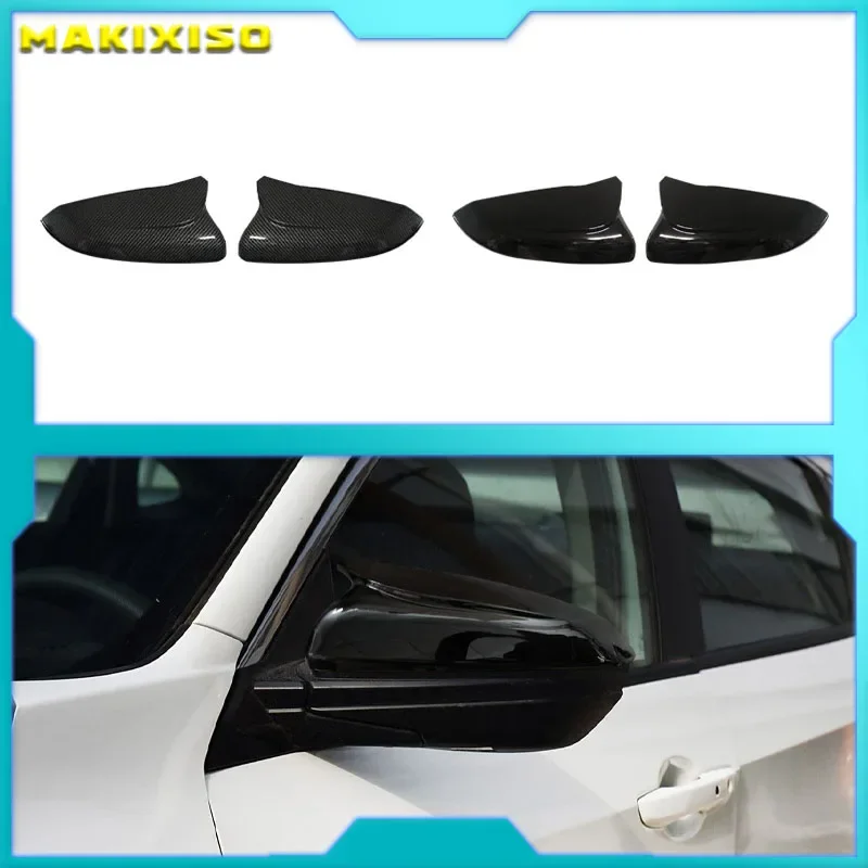 Horn Shape Black ABS Carbon Fiber Look Rear View Side Mirror Cover Rearview Caps For Honda Civic 10th 2016 2017 2018 2019 2020
Horn Shape Black ABS Carbon Fiber Look Rear View Side Mirror Cover Rearview Caps For Honda Civic 10th 2016 2017 2018 2019 2020