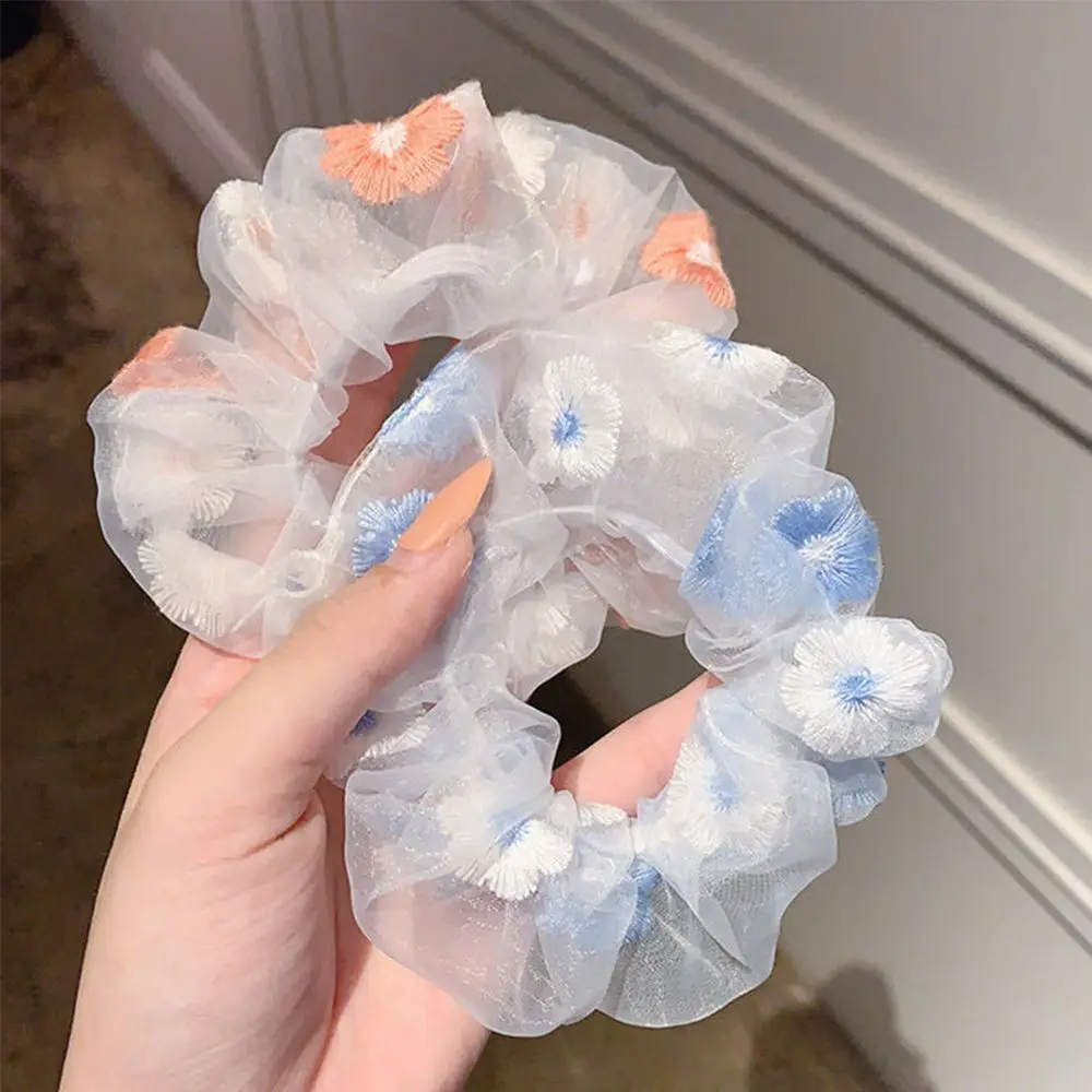 Fashion Women Gauze Hair Accessories Elastic Embroidery Hair Tie Hair Rope Scrunchie Rubber Band
Fashion Women Gauze Hair Accessories Elastic Embroidery Hair Tie Hair Rope Scrunchie Rubber Band