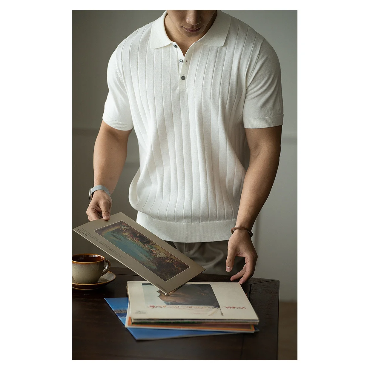 Machine Washable Woolen Short Sleeve Shirt Men's Knitted Half Sleeve T-shirt Base Layer Spring Summer New Style
Machine Washable Woolen Short Sleeve Shirt Men's Knitted Half Sleeve T-shirt Base Layer Spring Summer New Style