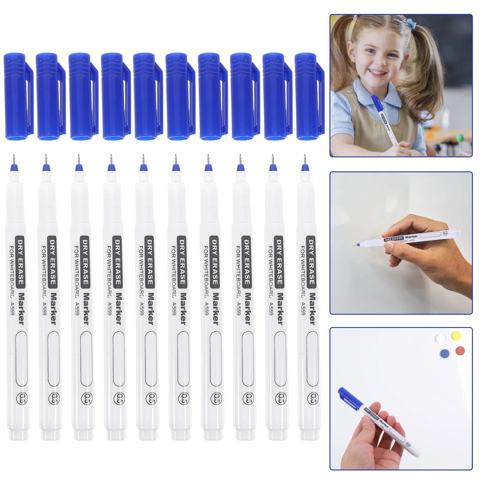 10pcs 0 5mm Fine School Writing Marker Pen Supply Tip Dry Erasable Markers for Office School Classroom Student Teacher Use
10pcs 0 5mm Fine School Writing Marker Pen Supply Tip Dry Erasable Markers for Office School Classroom Student Teacher Use