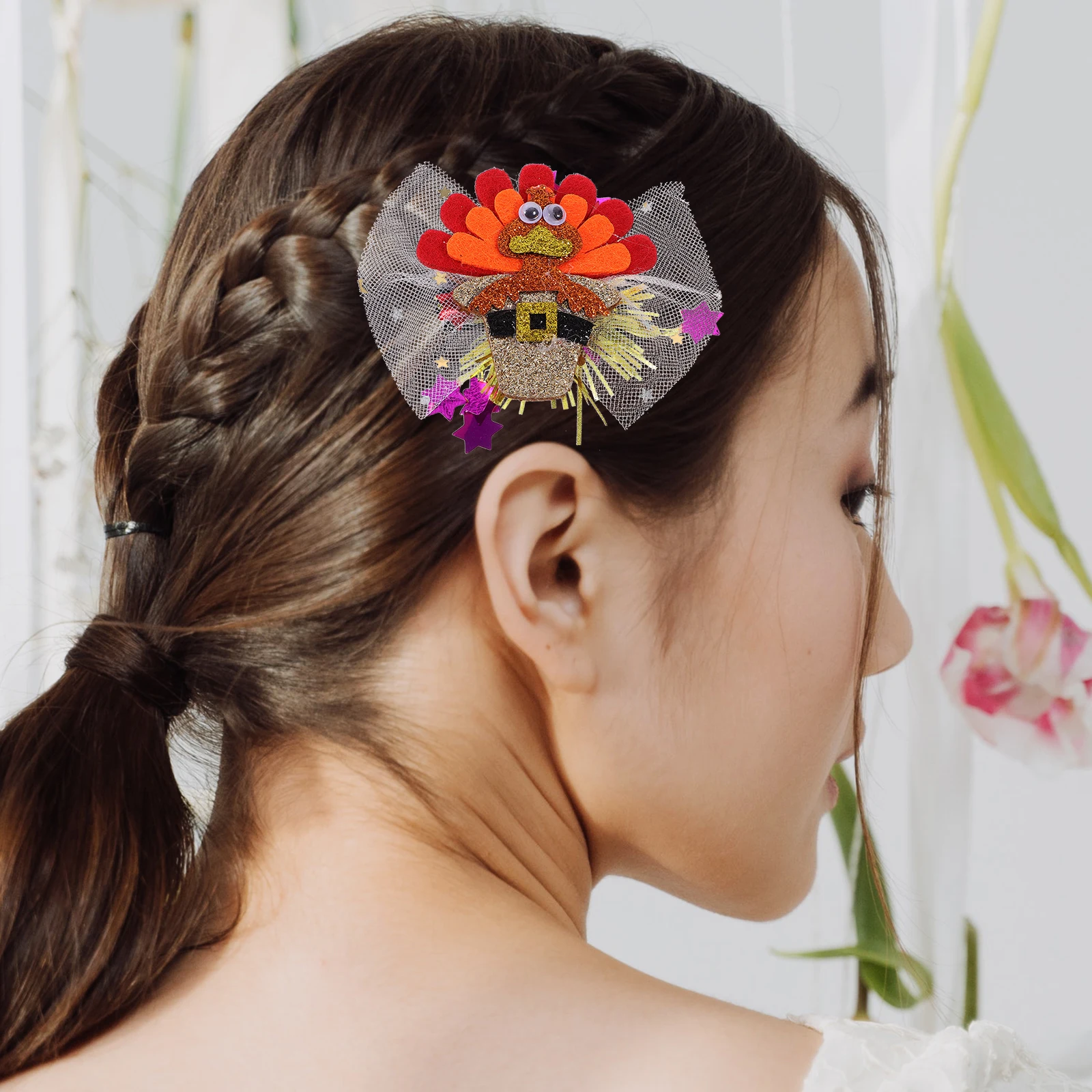 6pcs Turkey Hair Clips Thanksgiving Decorations Women Girls Small Accessories Pine Cone Styles Lightweight Durable
6pcs Turkey Hair Clips Thanksgiving Decorations Women Girls Small Accessories Pine Cone Styles Lightweight Durable