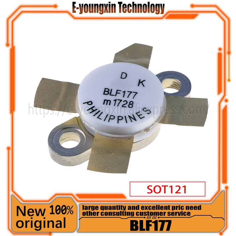 Радиочастотная трубка BLF177 SMD с высокочастотным модулем усиления мощности, 1 шт.
Радиочастотная трубка BLF177 SMD с высокочастотным модулем усиления мощности, 1 шт.