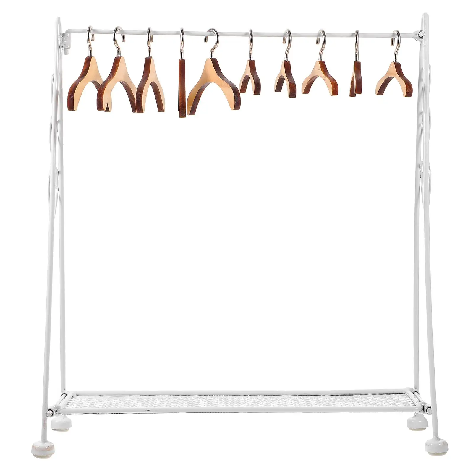 1 Clothes Hangers Rack White Iron Miniature Furniture 10cm Wood Hanger 5Pcs 6cm Wood Hanger 5Pcs Storage Toy
1 Clothes Hangers Rack White Iron Miniature Furniture 10cm Wood Hanger 5Pcs 6cm Wood Hanger 5Pcs Storage Toy