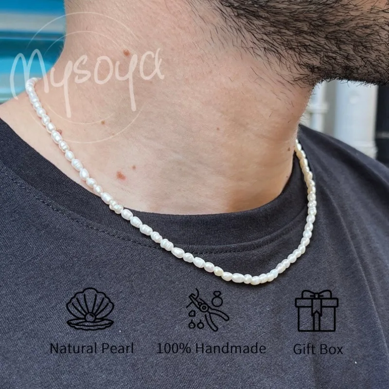 MYSOYA 5-6 мм ожерелье из натурального риса в форме пресноводного жемчуга с подарочной коробкой для женщин и мужчин, идеальный подарок на день рождения, свадьбу, ювелирное изделие
MYSOYA 5-6 мм ожерелье из натурального риса в форме пресноводного жемчуга с подарочной коробкой для женщин и мужчин, идеальный подарок на день рождения, свадьбу, ювелирное изделие