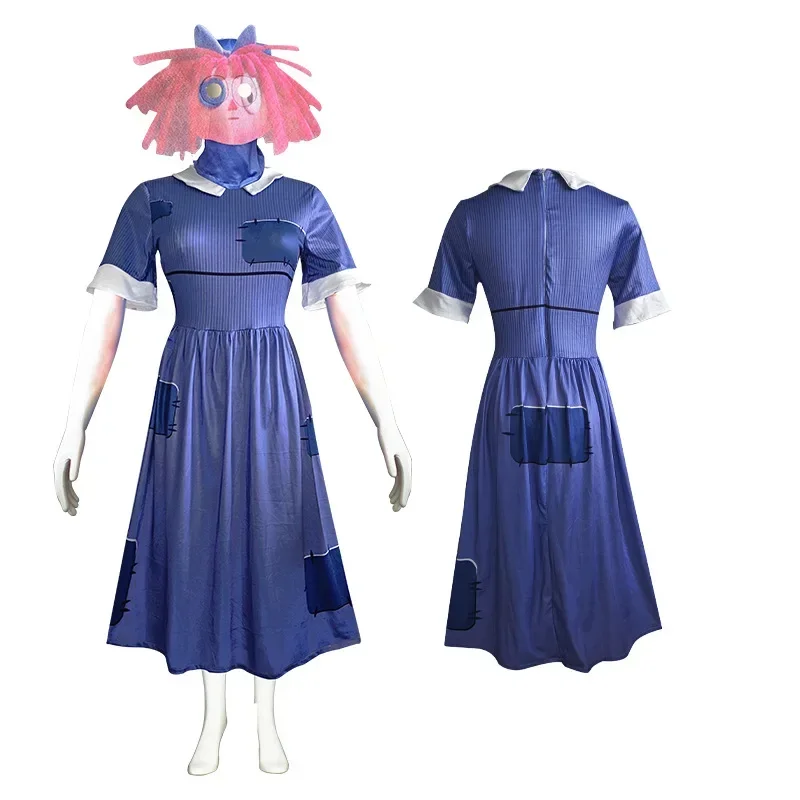 Pomni Cosplay Costume Anime Pomni Ragatha Cosplay Dress Cartoon Clown Uniform Halloween Carnival Costumes for Women Men Unisex
Pomni Cosplay Costume Anime Pomni Ragatha Cosplay Dress Cartoon Clown Uniform Halloween Carnival Costumes for Women Men Unisex
