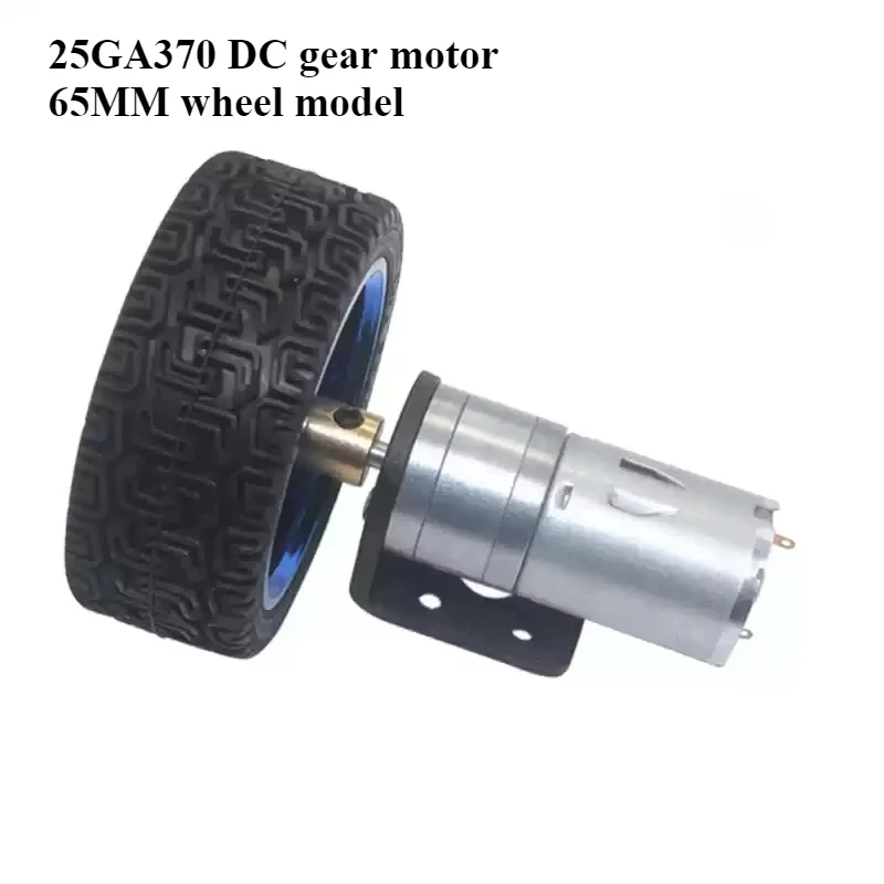 25GA-370 DC 6V 12V 24V Motor Gear 4mm Shaft With Mounting Bracket Coupling 65mm Wheel 12-1931 RPM for Car Model Motor
25GA-370 DC 6V 12V 24V Motor Gear 4mm Shaft With Mounting Bracket Coupling 65mm Wheel 12-1931 RPM for Car Model Motor