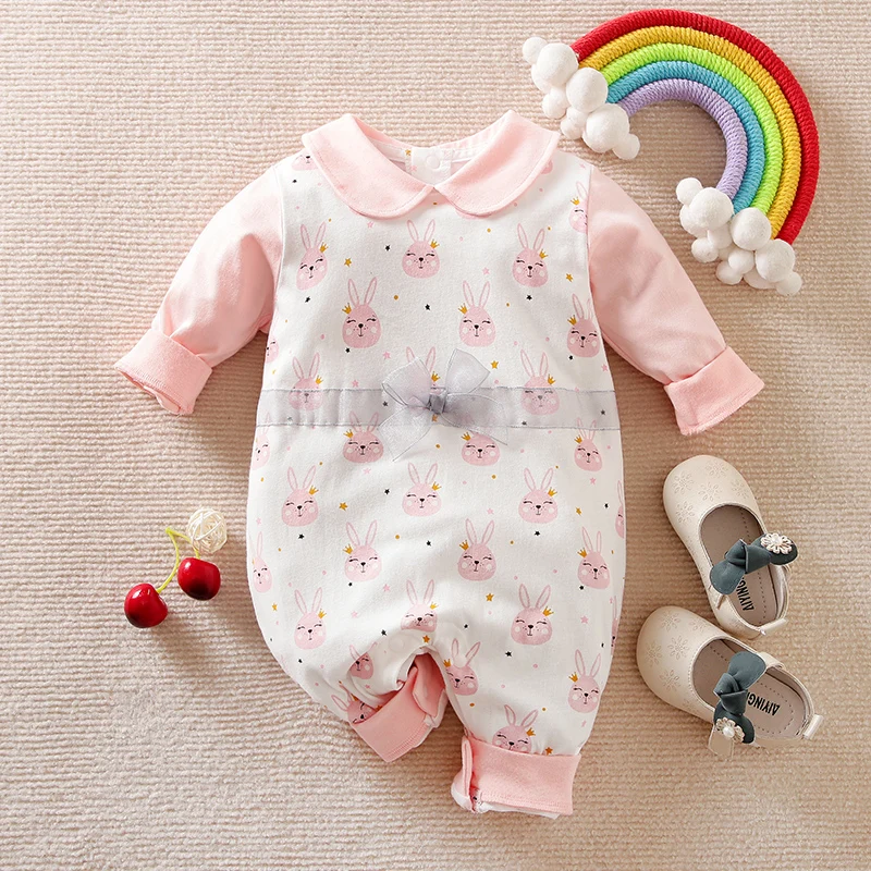 Baby Clothes Cute Cartoon Rabbit Full Printed Cotton Soft 0-18 Boys And Girls Spring And Autumn Long Sleeved Baby Jumpsuit
Baby Clothes Cute Cartoon Rabbit Full Printed Cotton Soft 0-18 Boys And Girls Spring And Autumn Long Sleeved Baby Jumpsuit