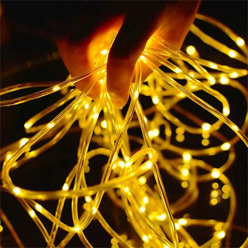 32M/22M/12M/7M Outdoor Solar Tube Rope Led Light Garden Christmas Decoration Fairy String Light Outdoor Wedding Party Led Lamp
32M/22M/12M/7M Outdoor Solar Tube Rope Led Light Garden Christmas Decoration Fairy String Light Outdoor Wedding Party Led Lamp