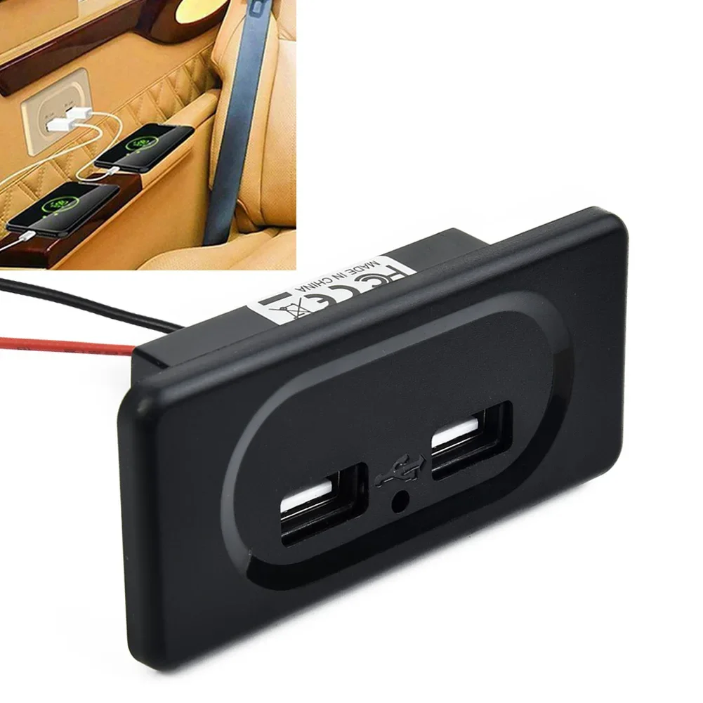 Car Charger Socket Black DC5V/3.1A Dual USB Ports Part Accessories Boat Caravan UCC-318-2U Wear-resistance Car
Car Charger Socket Black DC5V/3.1A Dual USB Ports Part Accessories Boat Caravan UCC-318-2U Wear-resistance Car