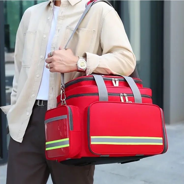 Customized First Aid Kit Bag Large Professional Ambulance Bag First Aid Kit With Accessory Medical Supplies
Customized First Aid Kit Bag Large Professional Ambulance Bag First Aid Kit With Accessory Medical Supplies