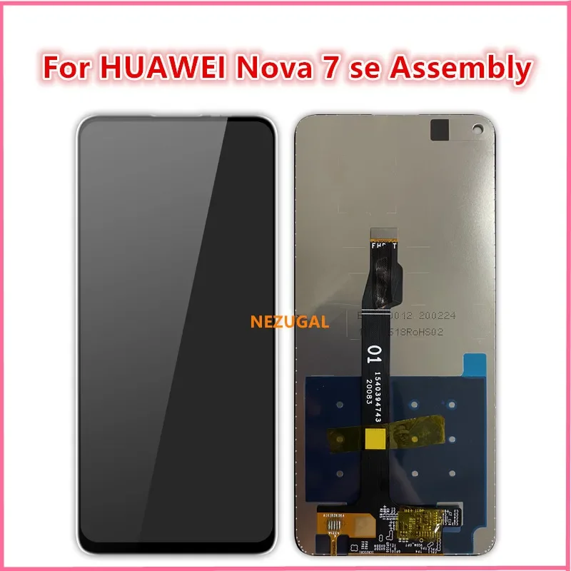 Для Huawei nova 7 SE ЖК-дисплей с сенсорным экраном и дигитайзером в сборе, замена для Huawei nova 7se CDY-AN00, CDY-NX9B ЖК-дисплей
Для Huawei nova 7 SE ЖК-дисплей с сенсорным экраном и дигитайзером в сборе, замена для Huawei nova 7se CDY-AN00, CDY-NX9B ЖК-дисплей