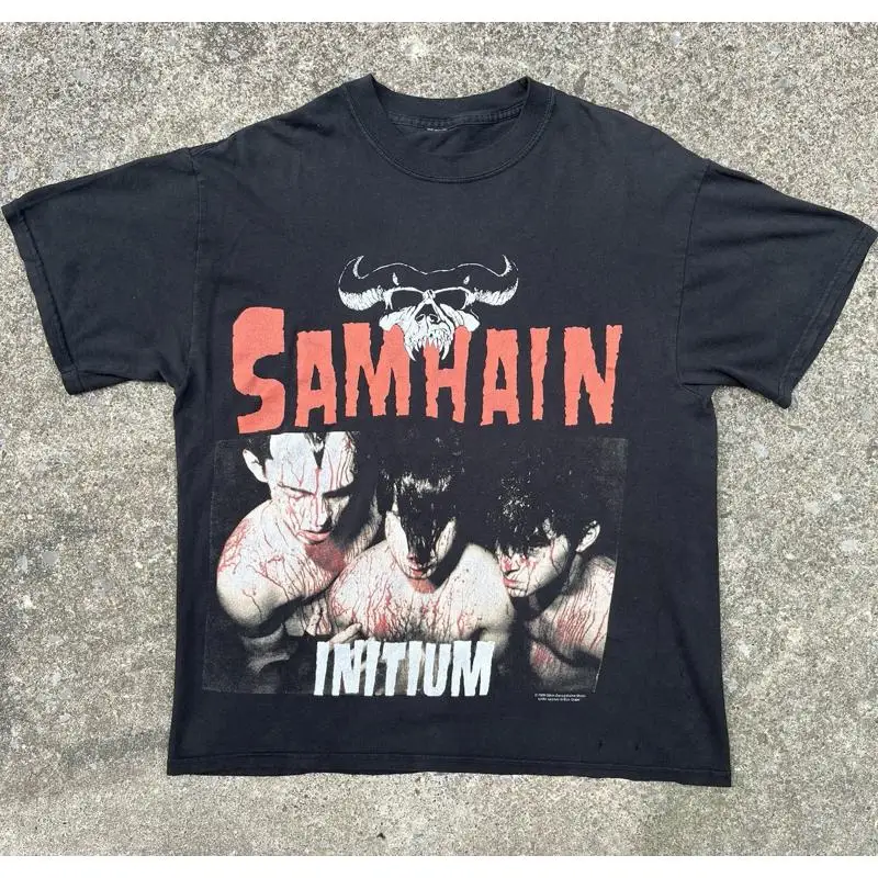 Винтажная футболка Samhain 1999 года
Винтажная футболка Samhain 1999 года