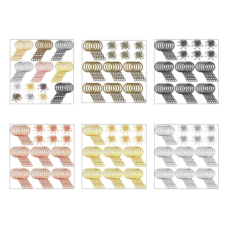250x Split for Key Ring with Chain Mixed Colors Metal Split for Key Chain Ring P 3XUA
250x Split for Key Ring with Chain Mixed Colors Metal Split for Key Chain Ring P 3XUA