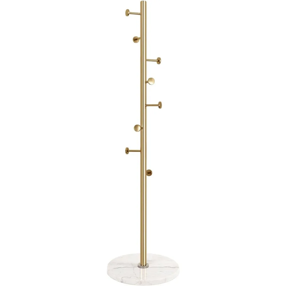 Отдельностоящая вешалка из твердой нержавеющей стали 304, основание из чистого натурального мрамора, напольная вешалка с 8 крючками, используется в
Отдельностоящая вешалка из твердой нержавеющей стали 304, основание из чистого натурального мрамора, напольная вешалка с 8 крючками, используется в