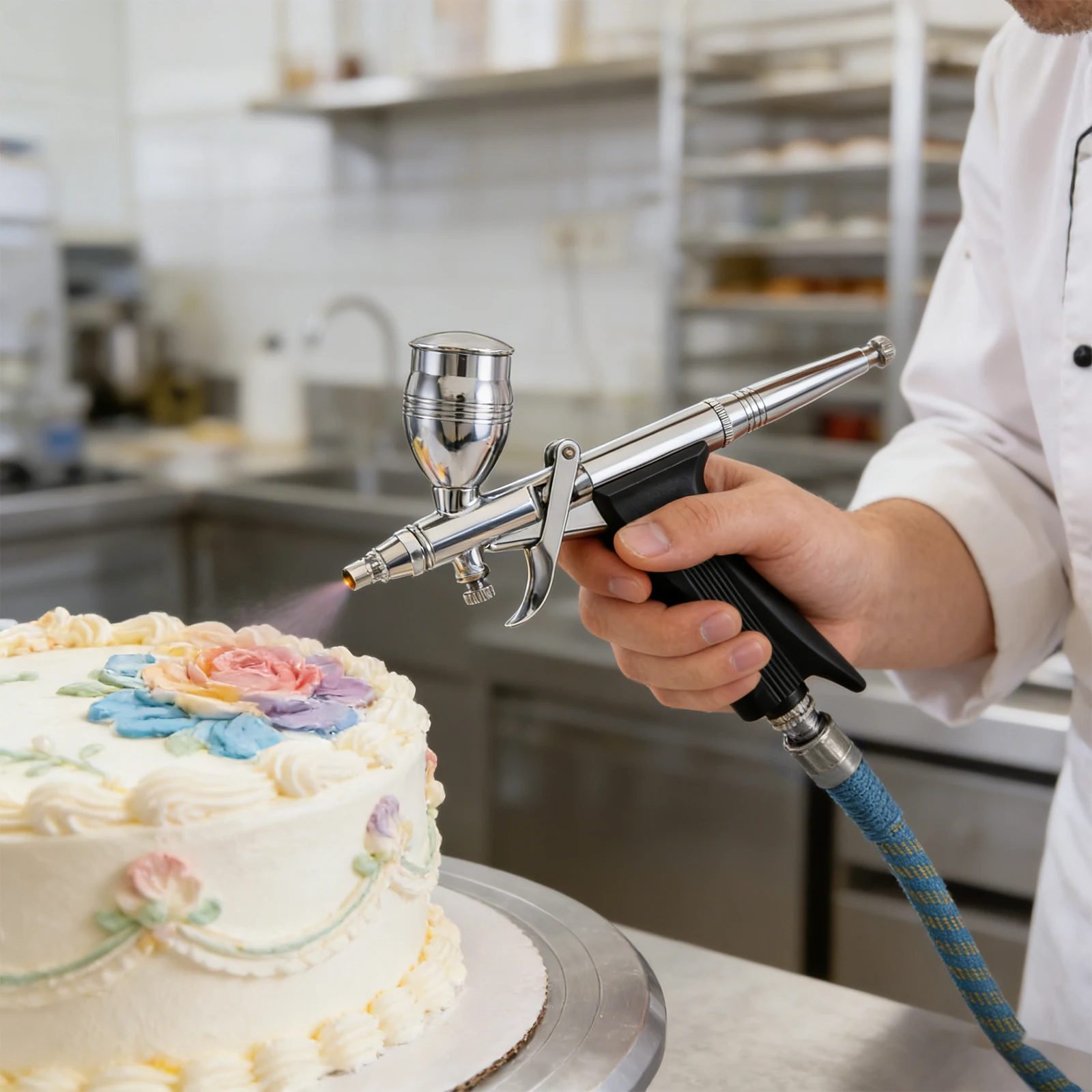 Многофункциональный краскопульт двойного действия с гравитационной подачей для нейл-арта, кондитерских работ и моделирования
Многофункциональный краскопульт двойного действия с гравитационной подачей для нейл-арта, кондитерских работ и моделирования