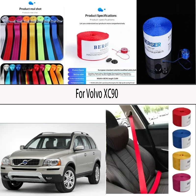 For Volvo XC90 Car Seat Belt Seatbelt Webbing Lap Retractable Safety Strap 48MM
For Volvo XC90 Car Seat Belt Seatbelt Webbing Lap Retractable Safety Strap 48MM