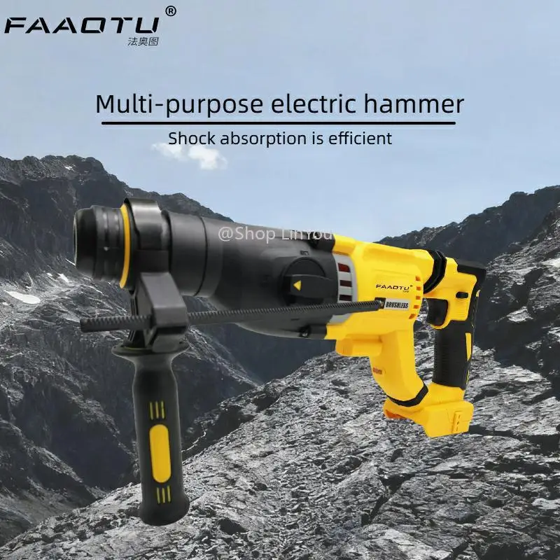 FAAOTU DCH263 Brushless Cordless Hand-held Rotary Hammer 20V Lithium Electric Hammer Impact Drill(no battery
FAAOTU DCH263 Brushless Cordless Hand-held Rotary Hammer 20V Lithium Electric Hammer Impact Drill(no battery