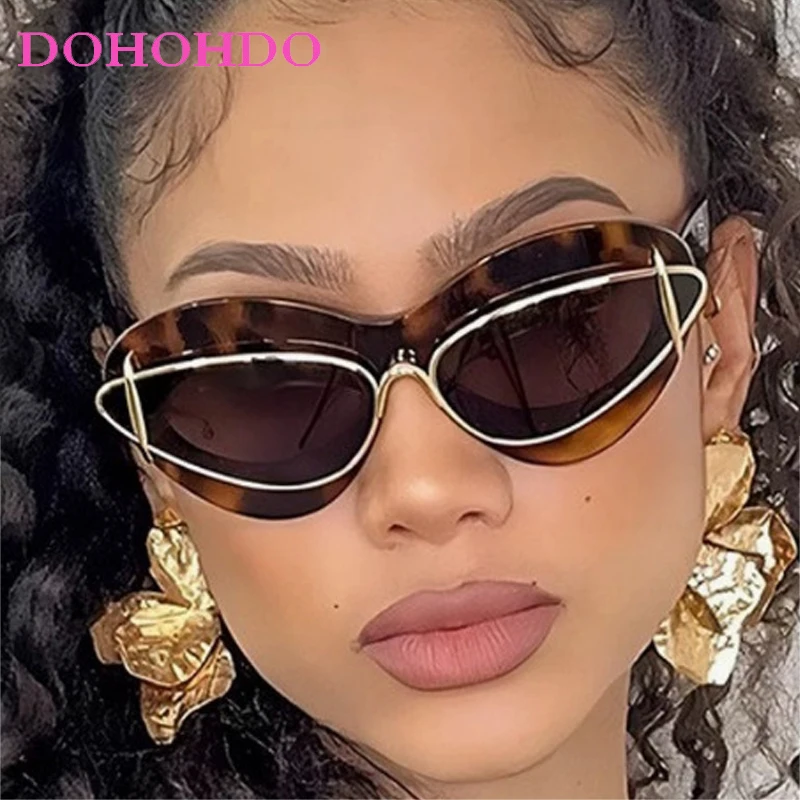 Luxury Brand Designer Cat Eye Metal Sunglasses Women Men Fashion Vintage Hip Hop Shades Travel Driving Eyeglasses Unisex UV400
Luxury Brand Designer Cat Eye Metal Sunglasses Women Men Fashion Vintage Hip Hop Shades Travel Driving Eyeglasses Unisex UV400