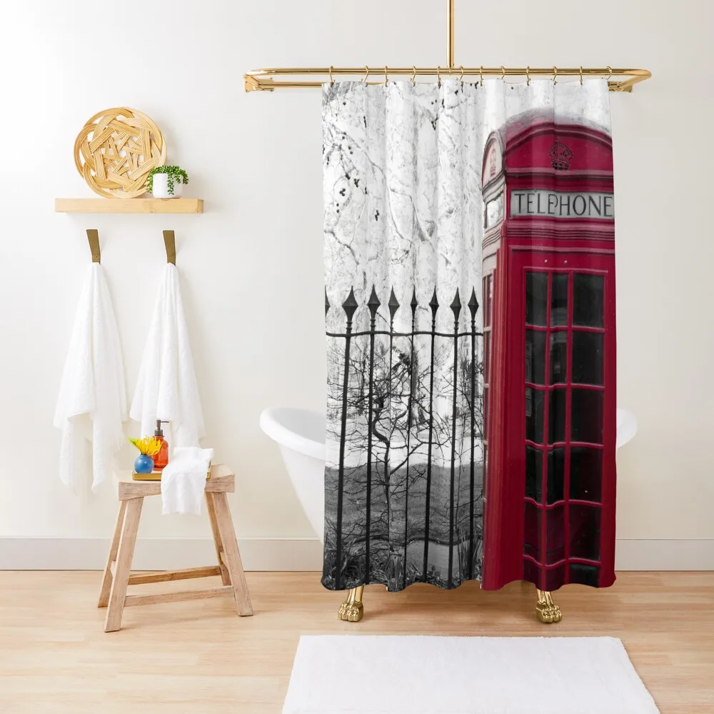 Red Phone Box - Photography Shower Curtain Bathroom For Shower In The Bathroom Curtain
Red Phone Box - Photography Shower Curtain Bathroom For Shower In The Bathroom Curtain