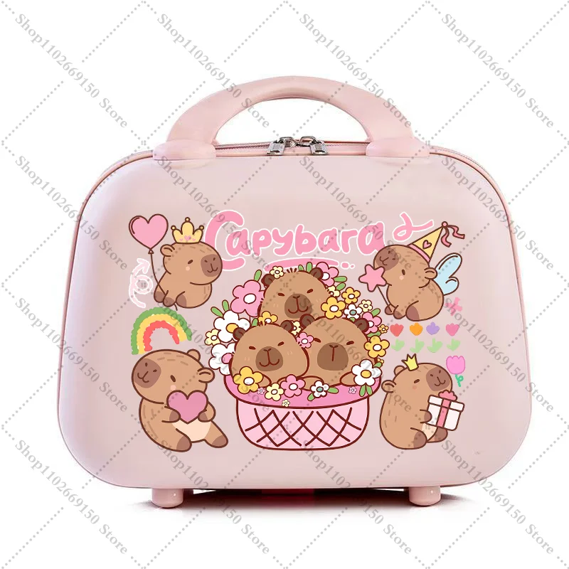 Capybara Kids Cartoon Cute Carry-on Suitcase Adult Portable Handheld Luggage for Travel Boy Girl Anime Storage Pouch Bag Gifts
Capybara Kids Cartoon Cute Carry-on Suitcase Adult Portable Handheld Luggage for Travel Boy Girl Anime Storage Pouch Bag Gifts