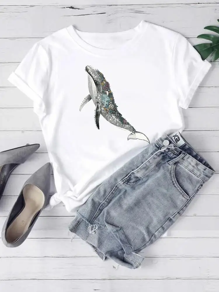 Fashion Lady Print Summer Tshirt Tee Women Animal Beach Lovely 90s Graphic T Top Clothing Cartoon Casual T-Shirt
Fashion Lady Print Summer Tshirt Tee Women Animal Beach Lovely 90s Graphic T Top Clothing Cartoon Casual T-Shirt
