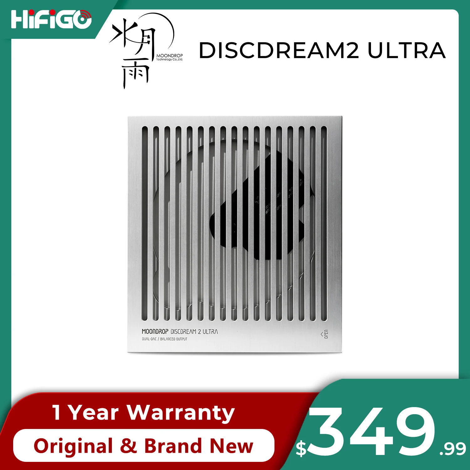 MOONDROP DISCDREAM 2 ULTRA Портативный Hi-Fi CD-плеер Двойной CS43131 Высококачественный набор ЦАП 32 бит/384 кГц DSD256 Выход 3,5 4,4 мм
MOONDROP DISCDREAM 2 ULTRA Портативный Hi-Fi CD-плеер Двойной CS43131 Высококачественный набор ЦАП 32 бит/384 кГц DSD256 Выход 3,5 4,4 мм