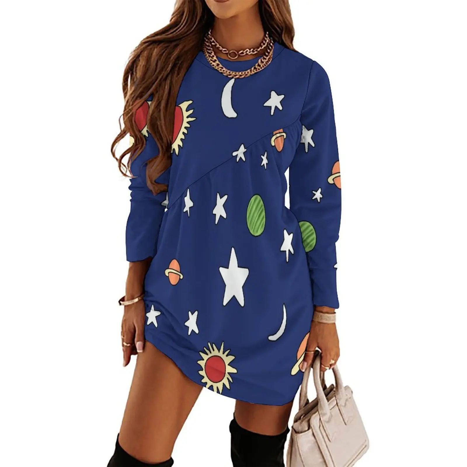 Miss Frizzle Space Long Sleeved Dress summer dress woman 2024 trendy Women"s clothing Dresses gala
Miss Frizzle Space Long Sleeved Dress summer dress woman 2024 trendy Women"s clothing Dresses gala