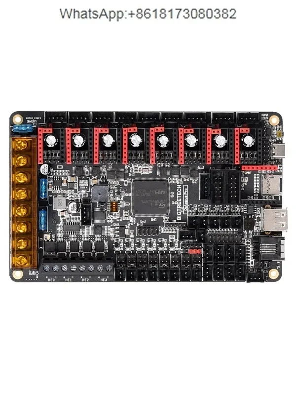 Материнская плата Pro 3D-принтера Voron, восьмиосная, 60 В, высокое напряжение 429/H723
Материнская плата Pro 3D-принтера Voron, восьмиосная, 60 В, высокое напряжение 429/H723