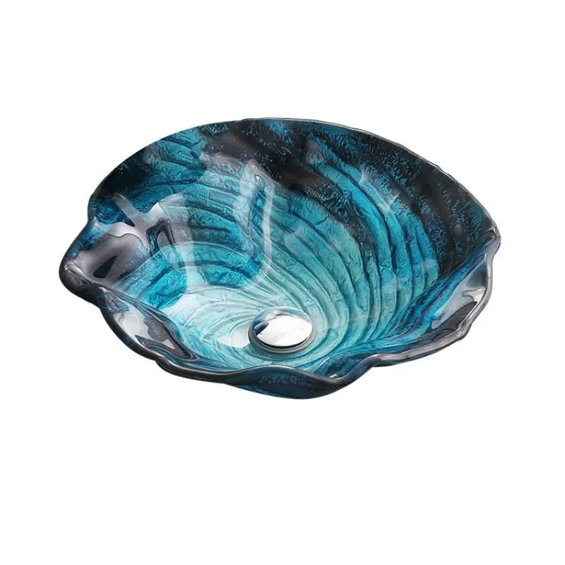 Tempered glass table basin Sink basin European basin
Tempered glass table basin Sink basin European basin