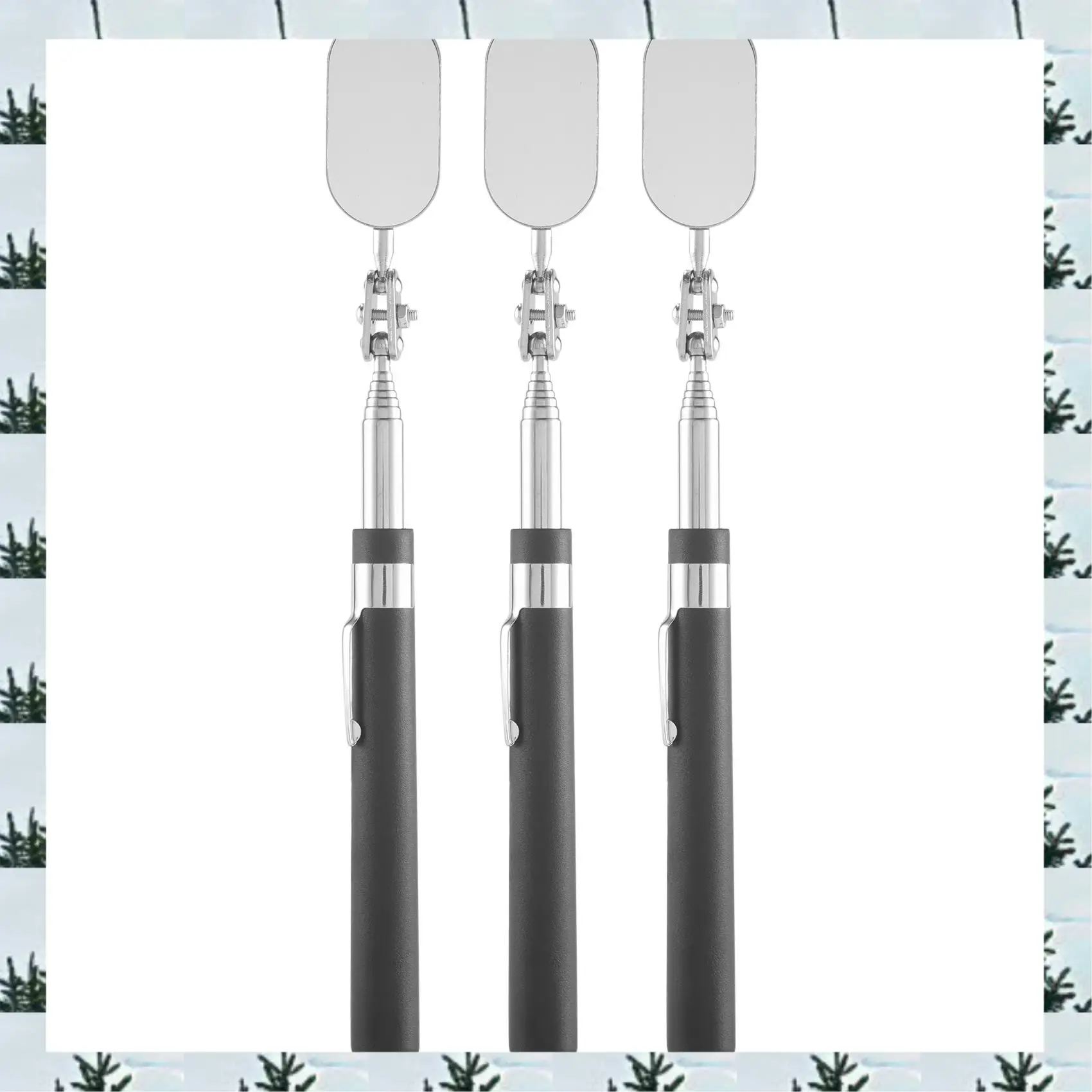ABLG 3 Pieces Telescoping Inspection Mirror Observe Mirror Inspection Tool For Check The Condition Of The Vehicle(Oval)
ABLG 3 Pieces Telescoping Inspection Mirror Observe Mirror Inspection Tool For Check The Condition Of The Vehicle(Oval)