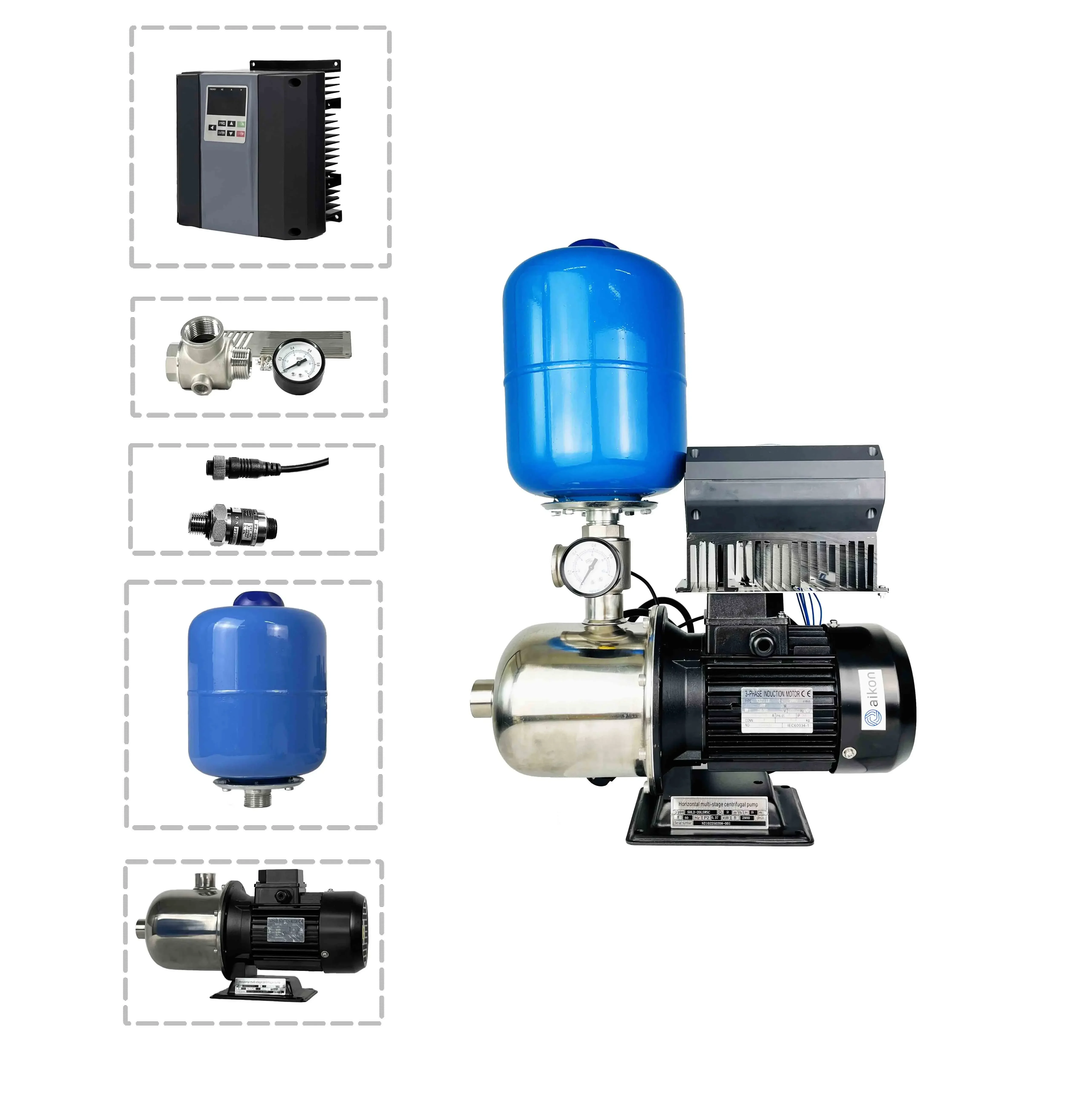 High efficiency frequency conversion domestic booster pump constant pressure water pump for home use
High efficiency frequency conversion domestic booster pump constant pressure water pump for home use