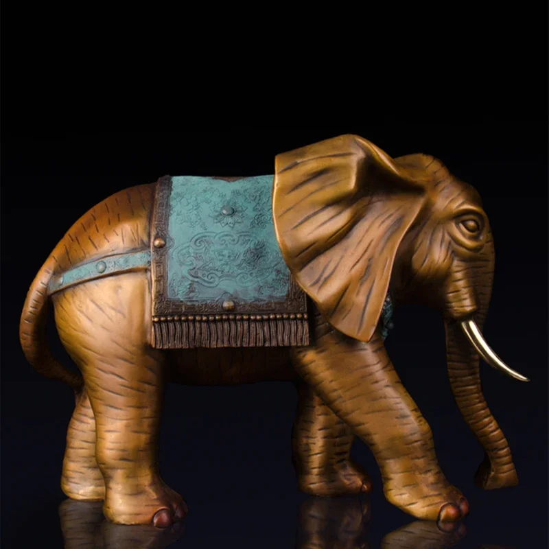 Full Brass Large Elephant Pair Office New Chinese Living Room Floor Crafts Company Store Opening Decoration Gift
Full Brass Large Elephant Pair Office New Chinese Living Room Floor Crafts Company Store Opening Decoration Gift