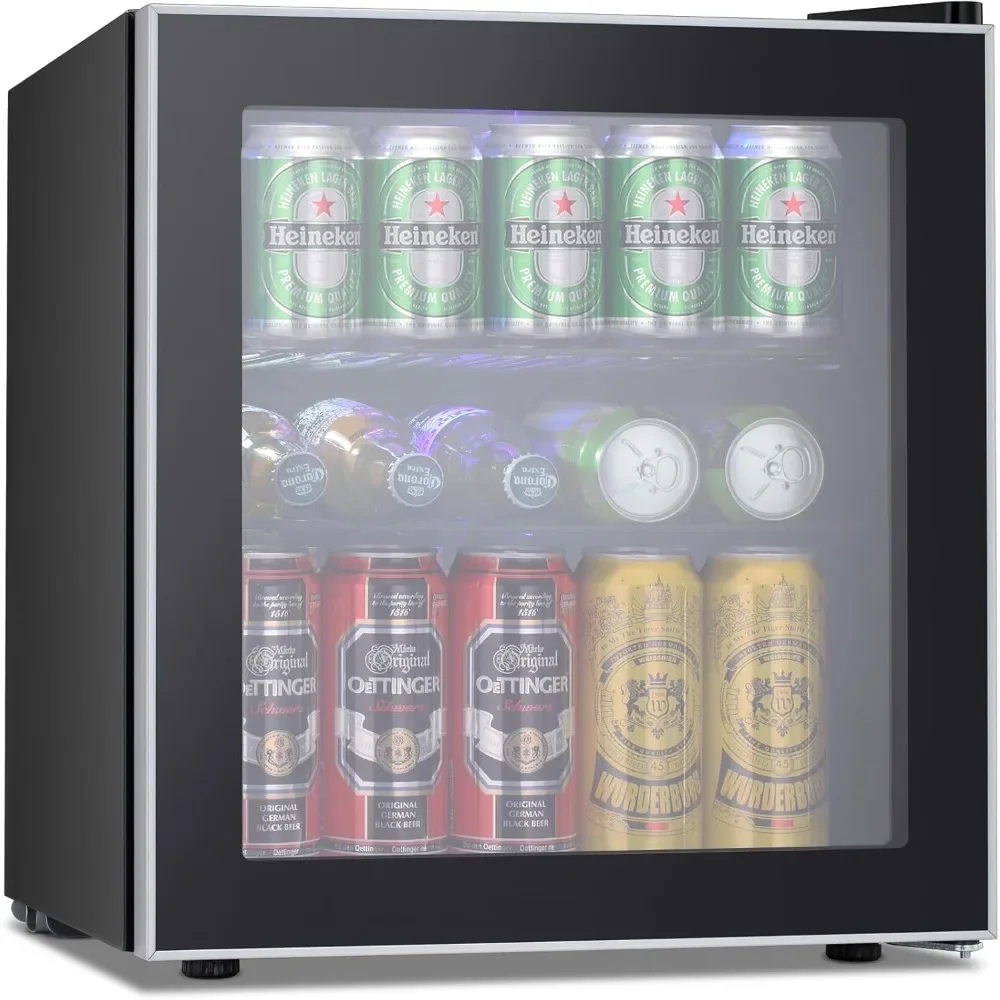 Mini Fridge Cooler - 60 Can Beverage Refrigerator Glass Door for Beer Soda or Wine –Small Drink Dispenser Machine Removable
Mini Fridge Cooler - 60 Can Beverage Refrigerator Glass Door for Beer Soda or Wine –Small Drink Dispenser Machine Removable