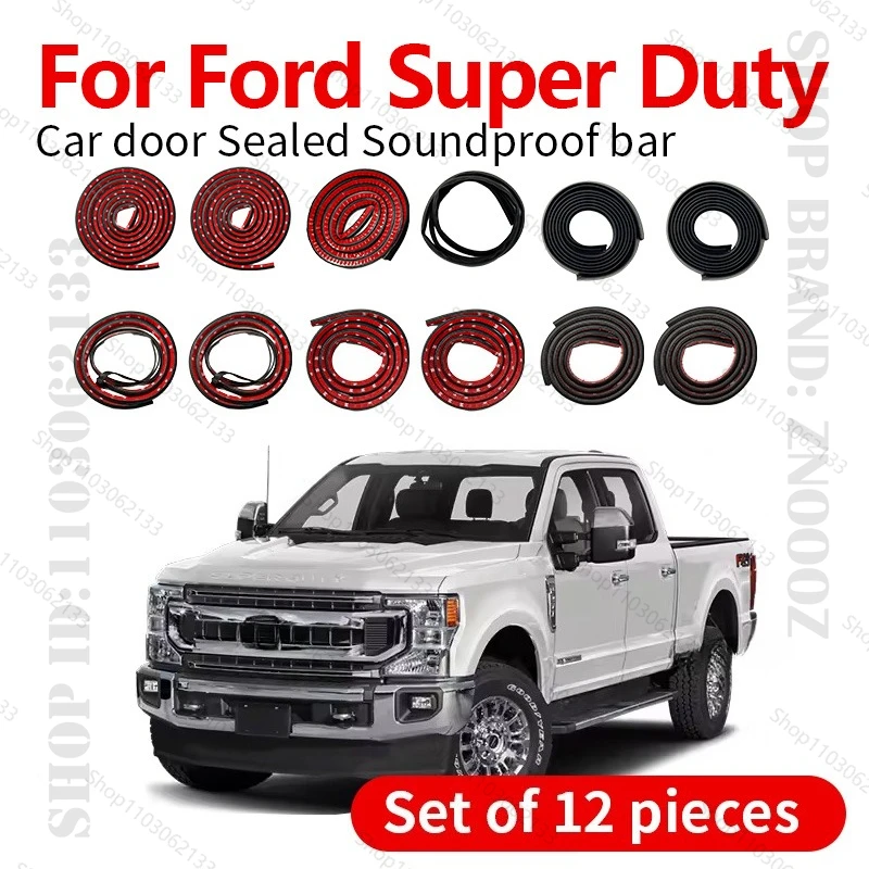 For Ford Super Duty P558 Car Door Seal Strip Rubber Double Layer Sealing Protector Soundproof Dustproof Seal Strip 12PCS Set
For Ford Super Duty P558 Car Door Seal Strip Rubber Double Layer Sealing Protector Soundproof Dustproof Seal Strip 12PCS Set