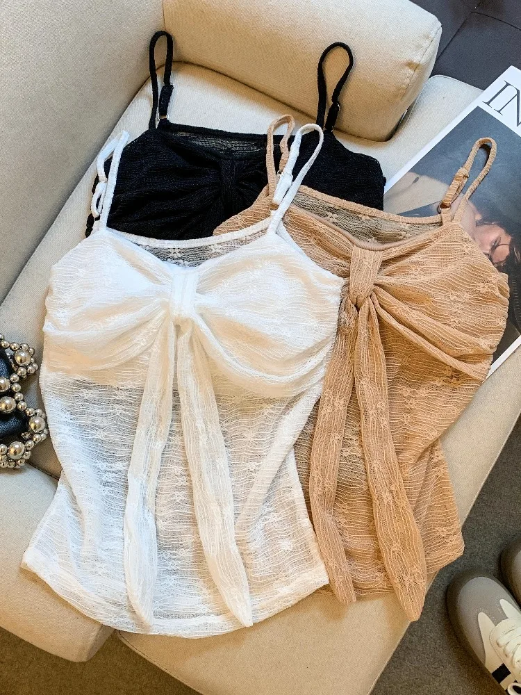Pure Desire Sweet Spicy Lace Back Crop Top Women's Spring Summer Slim Fit Sexy Short Base Shirt City Walk Linen Fabric
Pure Desire Sweet Spicy Lace Back Crop Top Women's Spring Summer Slim Fit Sexy Short Base Shirt City Walk Linen Fabric
