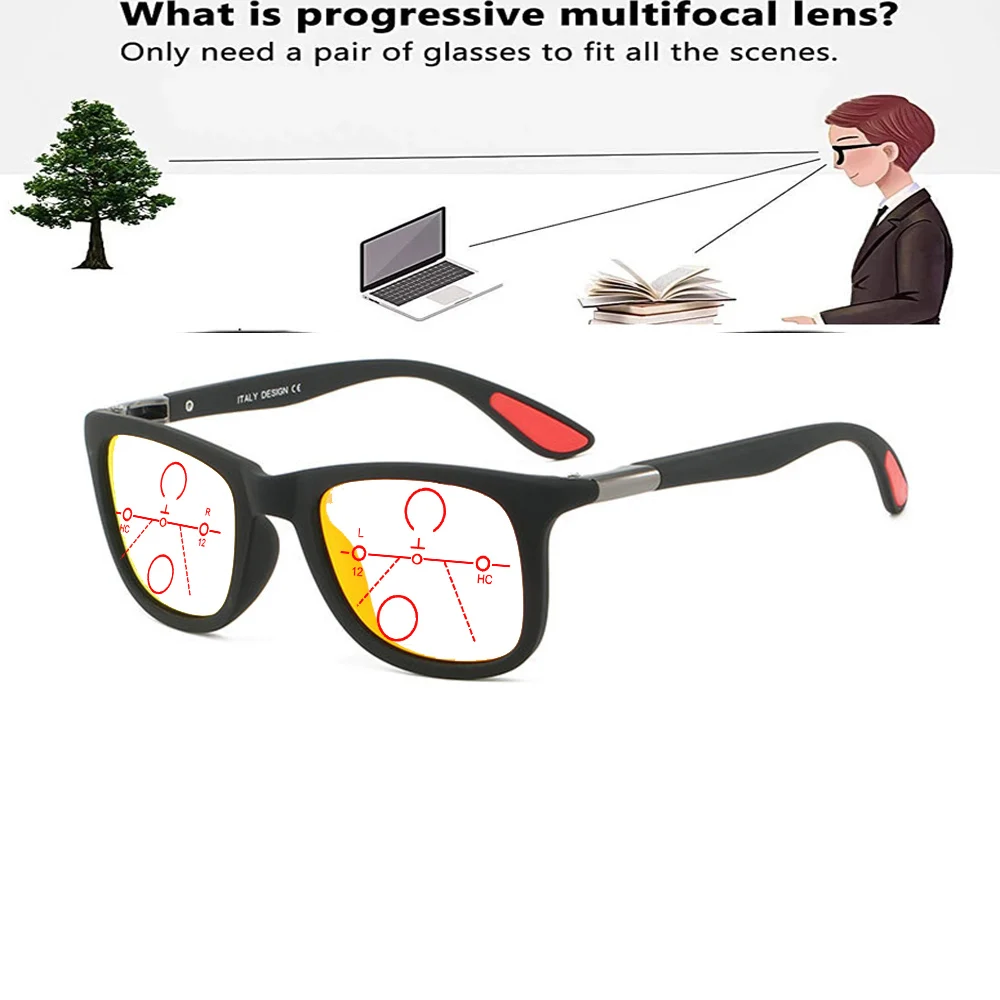 Rectangular Outdoor Trend Square Oversized Frame Comfortable Progressive Multifocal Reading Glasses +0.75 To +4
Rectangular Outdoor Trend Square Oversized Frame Comfortable Progressive Multifocal Reading Glasses +0.75 To +4