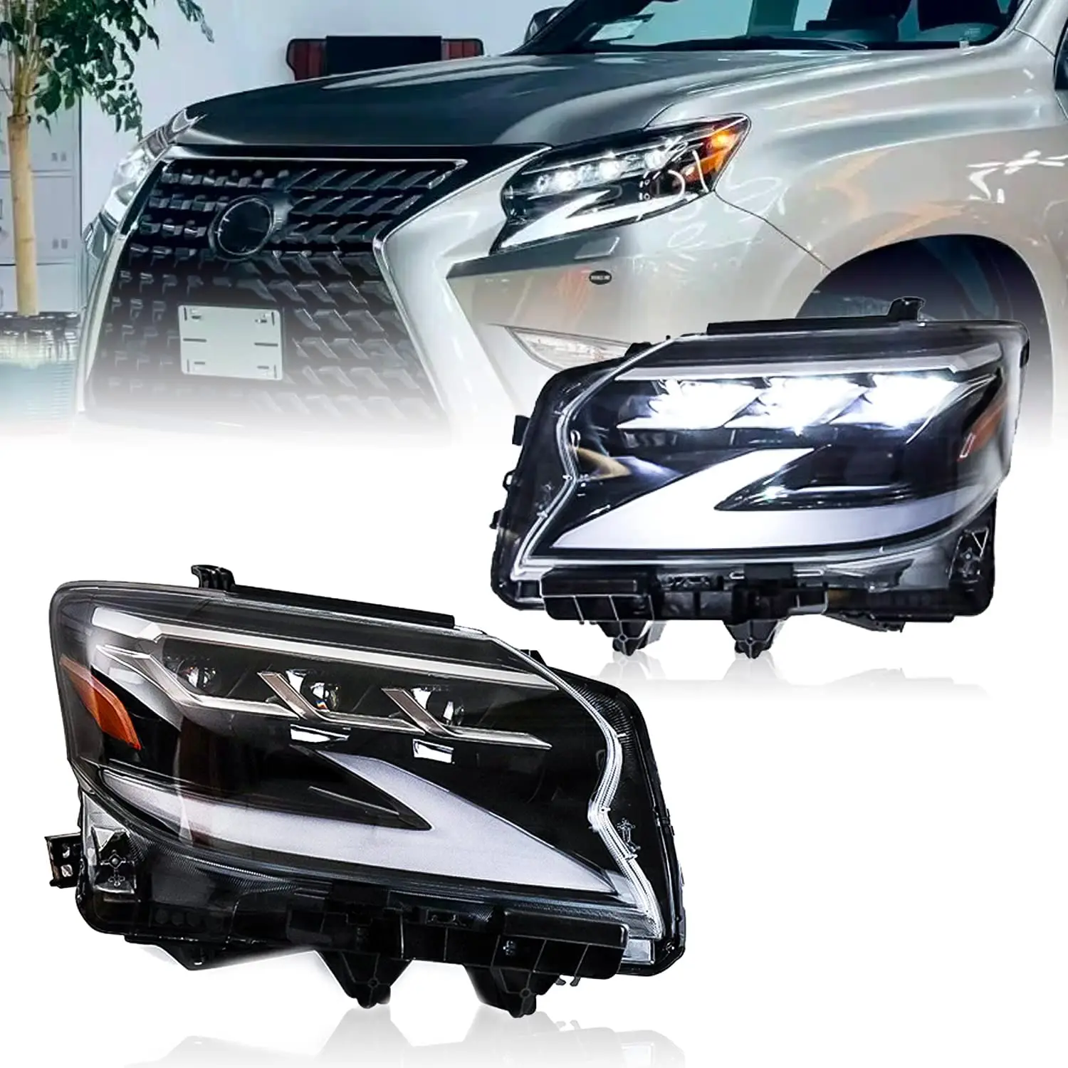 Headlights Assembly For Lexus GX460 2014 - 2019 Car Modification Accessories DRL Sequential Turn Signal Animation Head Lights
Headlights Assembly For Lexus GX460 2014 - 2019 Car Modification Accessories DRL Sequential Turn Signal Animation Head Lights