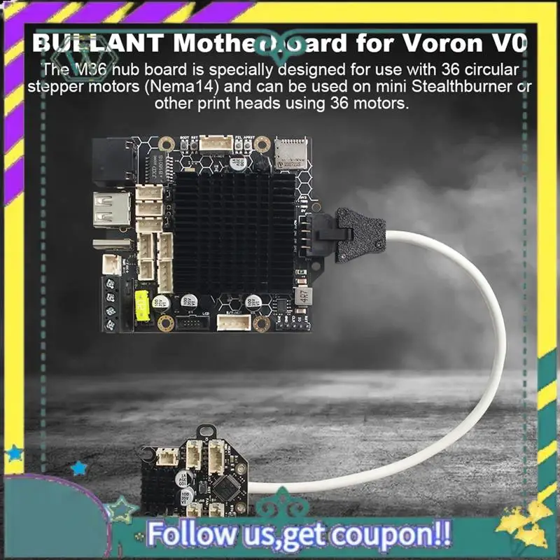 NEW Bullant Motherboard With M36 Board Base On A35 Onboard Tmc2209 GC6609 Drivers Support Klipper For Voron V0 3D Printer
NEW Bullant Motherboard With M36 Board Base On A35 Onboard Tmc2209 GC6609 Drivers Support Klipper For Voron V0 3D Printer