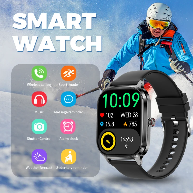 2025 New Men's Smart Watch Women's Gift 2.01 Inch HD Full Touch Screen Sports & Fitness Watch Bluetooth Call Smartwatch Android
2025 New Men's Smart Watch Women's Gift 2.01 Inch HD Full Touch Screen Sports & Fitness Watch Bluetooth Call Smartwatch Android