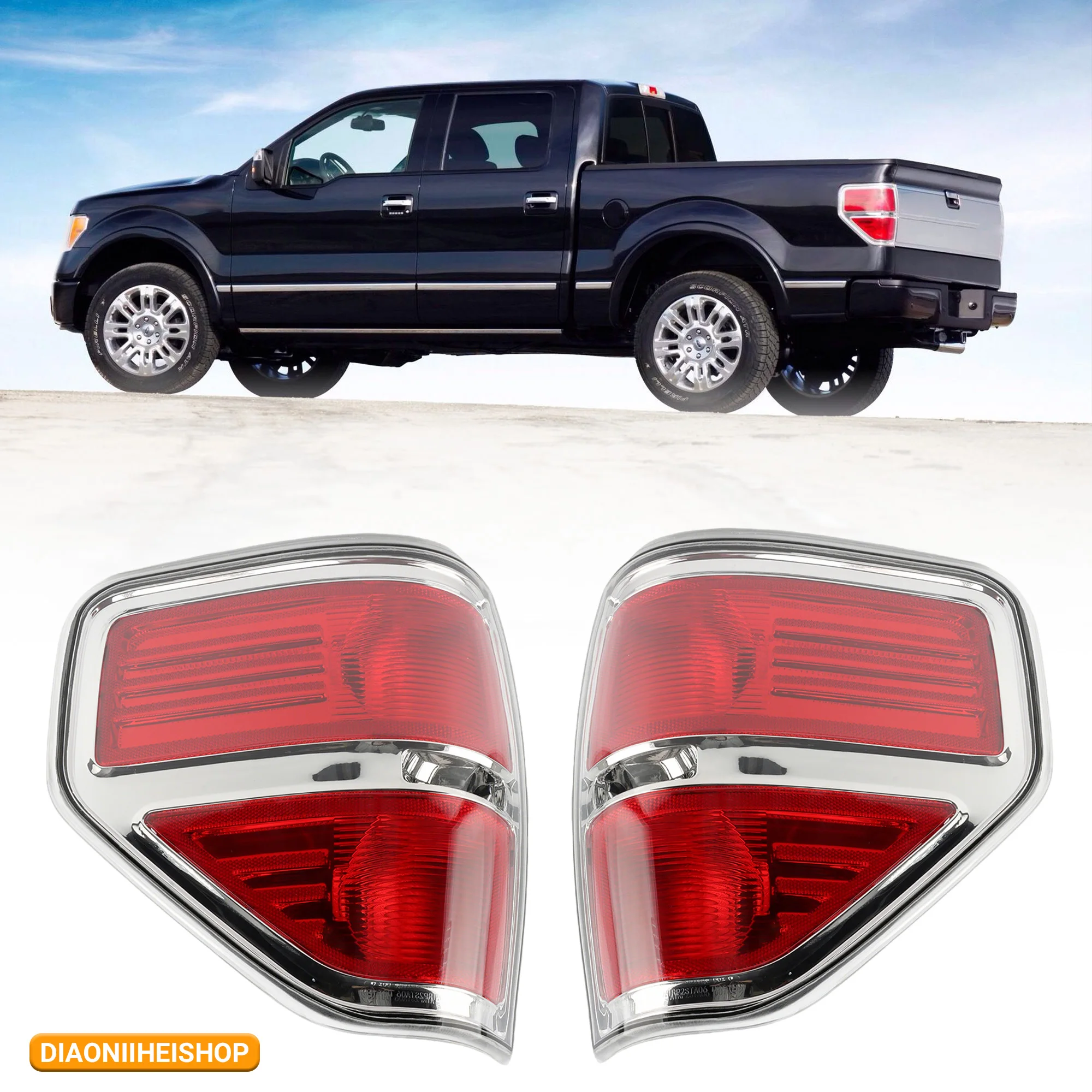 Задние левые + правые задние фонари в сборе, стоп-сигналы BL3Z13405B FO2818143 AL3Z13405A для Ford F-150 2009 2010 2011 2012 2013 2014 
Задние левые + правые задние фонари в сборе, стоп-сигналы BL3Z13405B FO2818143 AL3Z13405A для Ford F-150 2009 2010 2011 2012 2013 2014